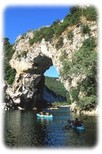 les gorges de l'ardèche